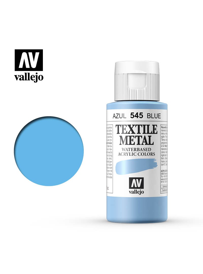 Vallejo Textile Color Metallic Blue